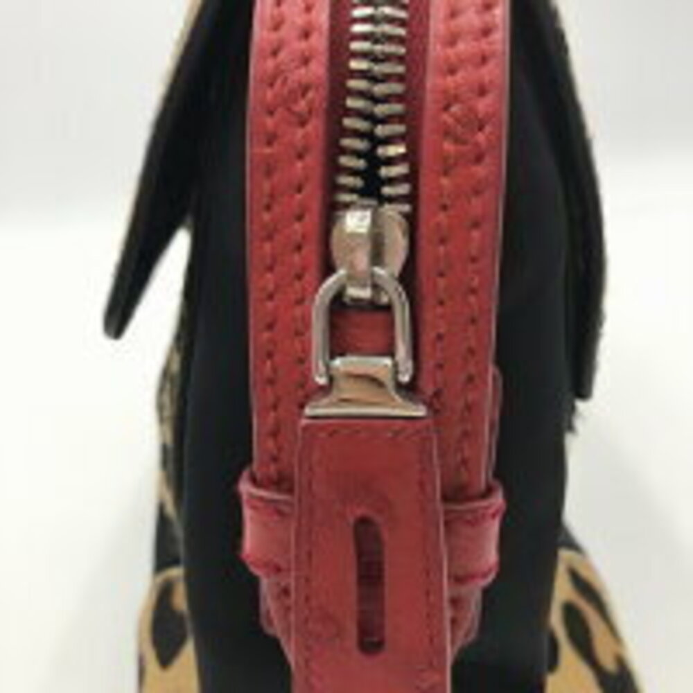 Prada satchel bag ostrich pony hair trim - Picture 5 of 10